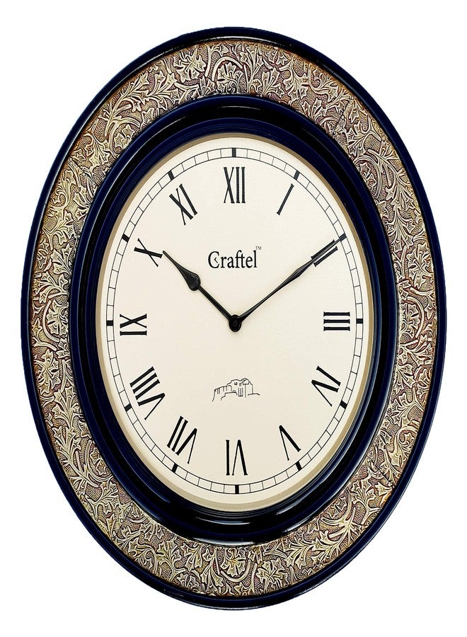 Craftel Metal Roman Dial Abstract Wall Clock for Bedroom Living Room Home (18 x 18 inch, Brown) - Image 5